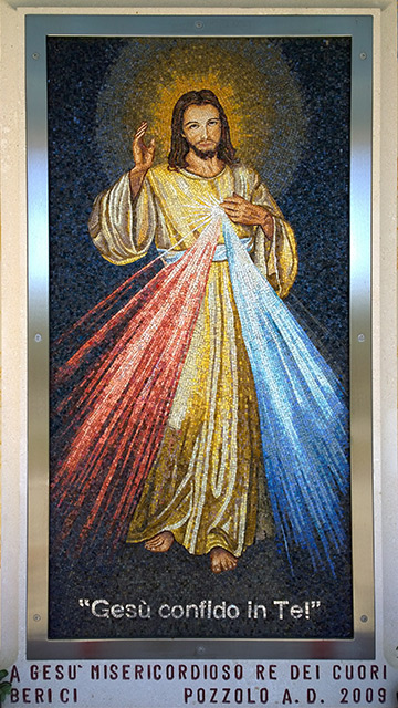 immagine musiva Gesu misericordioso